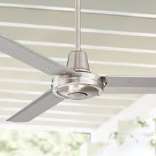 Fan company of america westwind ceiling fan. 52 Brushed Nickel Outdoor Damp Rated Remote Contemporary Led Light Ceiling Fan Home Garden Lamps Lighting Ceiling Fans