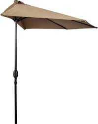 9 Patio Half Umbrella By Trademark