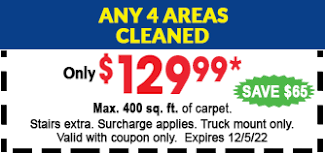 carpet cleaning and specials in