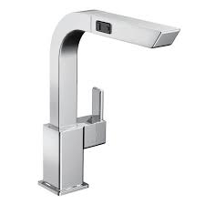 moen 90 degree kitchen faucet one handle pullout chrome s7597c
