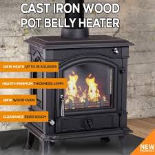 Cast Iron Wood Heater Pot Belly Heater