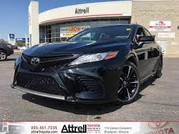 2018 toyota camry xse v6 red leather