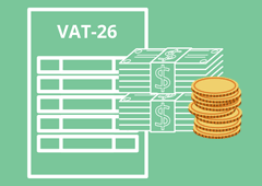 Formularz VAT-26 można złożyć elektronicznie