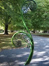 Koru Fern Sculpture New Zealand Art