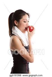 Petr kratochvil has released this woman eating apple image under public domain license. Stock Photos Asian Girl Exercise And Eating Apple Stock Images Gg5197268 Gograph
