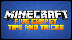 minecraft five epic carpet tips