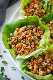 asian lettuce wraps with ground