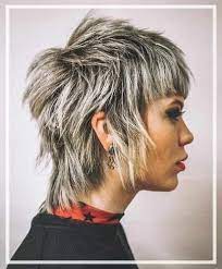This example shows that age is simply a this woman is in her 70s and still producing a very classy and attractive look with this type of style. 30 Cool Ways To Wear A Woman Mullet Rock It My New Hairstyles