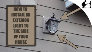 How To Install An Exterior Light To Your Home