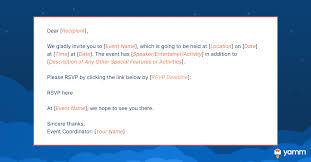 effective event invitation email