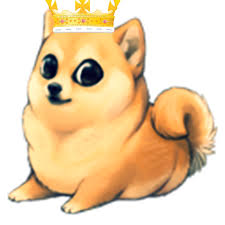 The dog king is a scandinavian tradition which appears in several scandinavian sources: Cute Doge King Imgur