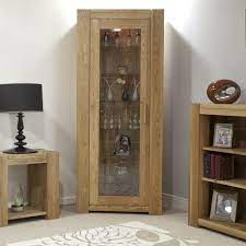 Trend Solid Oak 1 Door Bookcase With