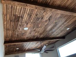 tongue and groove ceiling box beams