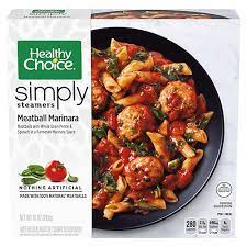 healthy choice simply steamers meatball