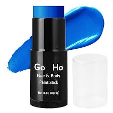 go ho cream blendable blue face paint