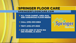 new springer floor care you