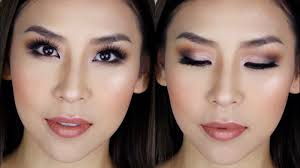 glam prom formal makeup tutorial