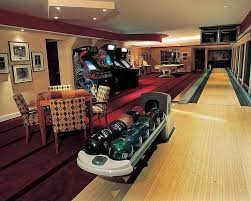 Man Cave Design Home Bowling Alley