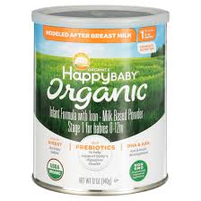 Happy Baby Organics Non-GMO Stage 1 Powder Baby Formula, 21 oz. Tub with  Iron - Walmart.com