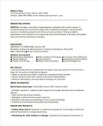 Marketing Skills For Resume Radiovkm Tk Resume Samples Printable