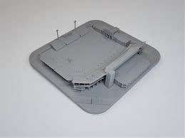 James Madison University Jmu Dukes Football Bridgeforth Stadium Replica Model 3d Printed