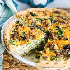 sausage and spinach quiche easy