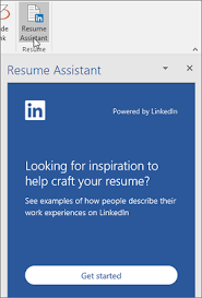 Instead, use it as inspiration while writing. Use Resume Assistant And Linkedin For Great Resumes Office Support