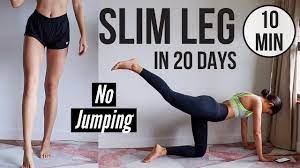slim legs in 20 days 10 min no jumping