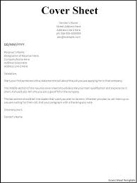 Free Resume With Cover Letter Templates Cover Sheet