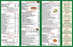 menu for gerry s italian kitchen in