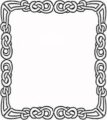 Celtic Picture Frame Kids Can Color And Then Use With