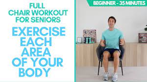 full chair workout for seniors seated