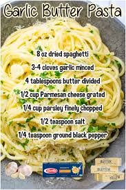 easy garlic er pasta er with