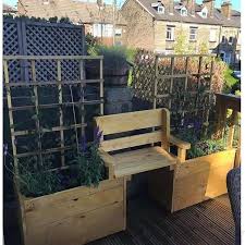 Planter Boxes With Bench Seating Ideas