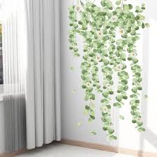 Green Leaves Flower Wall Decals Fresh