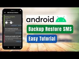 how to backup re sms in android