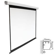 electric projection screen 135