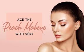 how to achieve trendy peach makeup look