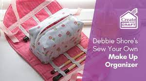diy make up organizer sewing tutorial