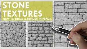 how to draw render realistic stone