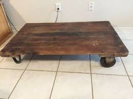 All decor is around it. Antique Railroad Trolley Steampunk Industrial Factory Cart Coffee Table 48 X 30 Ebay