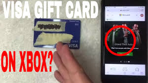 use visa debit gift card on xbox live