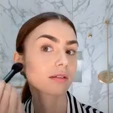 lily collins beauty routine from emily