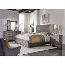 This is a definite bedroom upgrade! Modern Farmhouse Panel Bedroom Set Liberty Furniture Furniture Cart