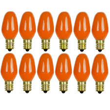 C7 Orange Colored Light Bulbs Light Bulbs The Home Depot