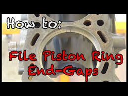 How To File Piston Ring End Gaps