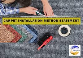 carpet installation method statement