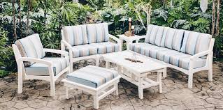 nautical outdoor patio lounge set