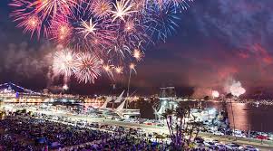 a map of socal firework shows for the