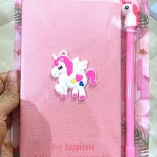 unicorn diary with pen freeup